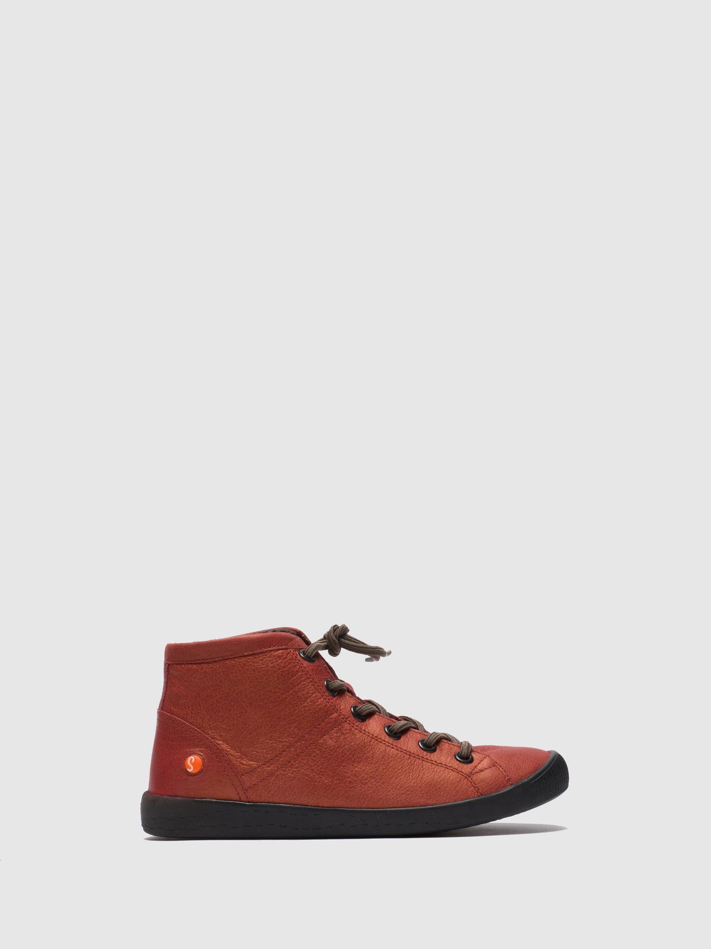 Softinos Red Hi-Top Trainers